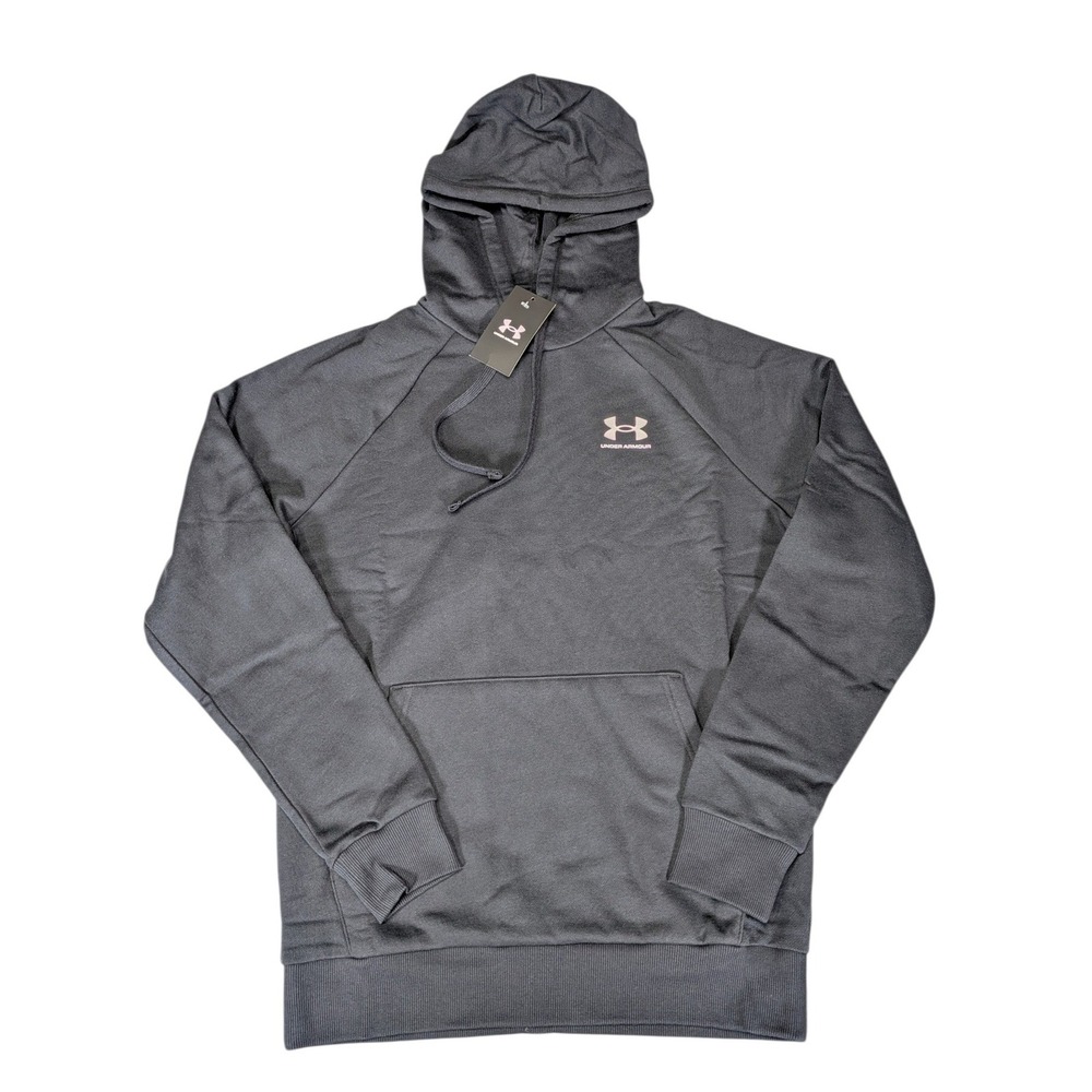 Under Armour Mens Rival Cotton Hoodie Gray Small 1366723 NWT